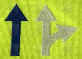 reflective thread for machine embroidery